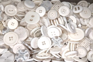 Large White Buttons