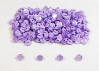 Lavender Mushroom Buttons - 10mm