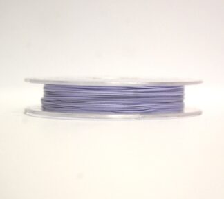 Pack of 1 Roll - 0.38mm x 10m Lavender Steel Tiger Tail Beading Wire
