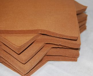 Teddy Brown 9" Square - Felt Sheets - Craft Felt Material