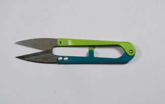Sewing Thread Cutters Scissors Embroidery Snips - Green - Metal Handles