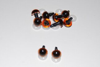 12mm Light Amber TransparentEyes