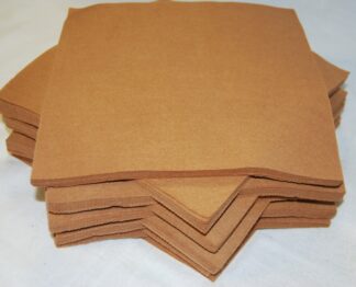 9" Teddy Brown SA Felt Square