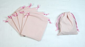 Light Pink - Straight Velvet Bag