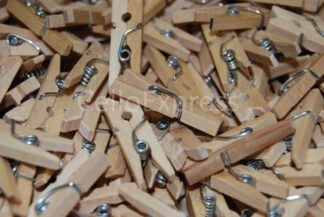 25mm Natural Mini Wooden Pegs