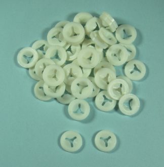 1 Pair Medium Cross Replacement Backs For Plastic Eyes