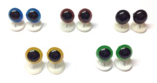12mm Mix 2 Plastic Back Eyes