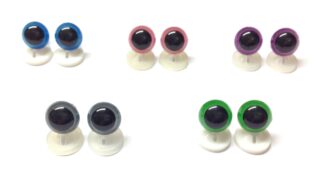 12mm Mix 3 Plastic Back Eyes