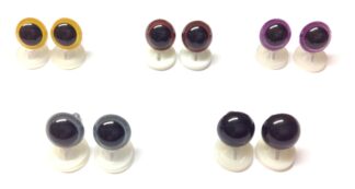 8mm Mix 4 Plastic Back Eyes