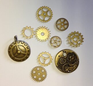 Pack of 10 - Mixed Pack 4 Steampunk Cogs