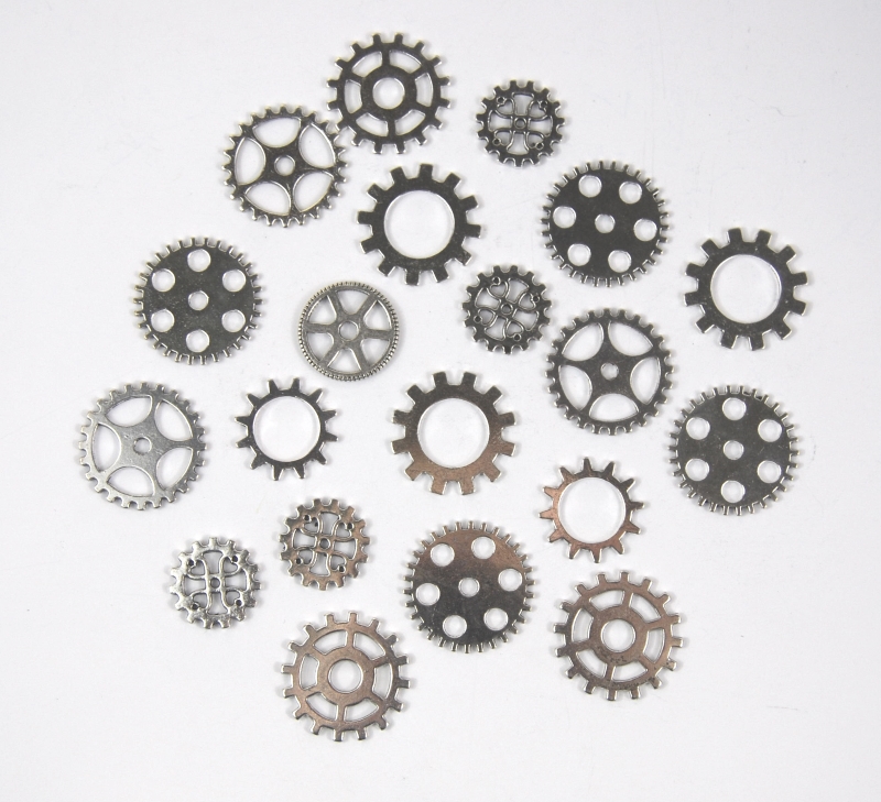 Pack of 10 - Mixed Pack 5 Steampunk Cogs