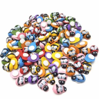 9x13mm Mixed Colour Bees
