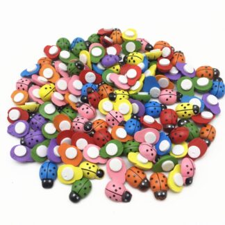 9x13mm Mixed Colour Ladybirds