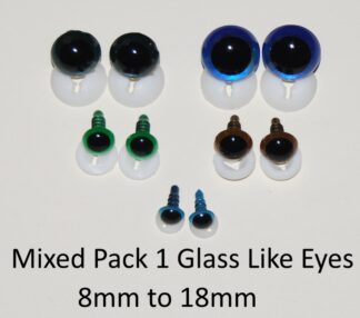 Mixed Pack 1 Glass Like Eyes