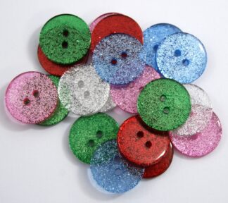 Mixed Colour Glitter 13mm Round