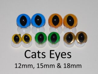 Mixed Cats Eyes Plastic Backs