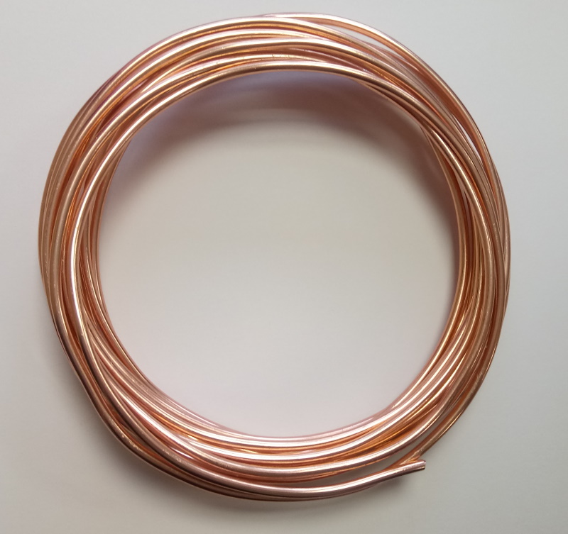 Pack of 1 - Light Copper 3mm x 5m Aluminium Wire