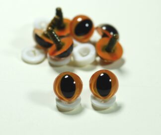15mm Orange Cats Eyes