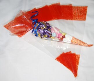 Orange Cone Party Bags