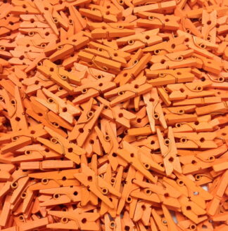 35mm Orange Mini Pegs