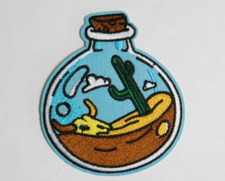 Cactus in a Bottle #60 - Embroidered Patches