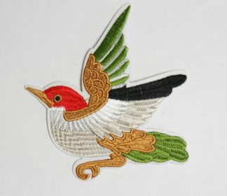 Pack of 2 Patches - Redhead Bird - Patch 65 - 120mm - Sew/Iron On Embroidered Patches