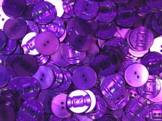 Pack of 10 - Purple - Pattern 3 - 25mm - Pearlised Resin Buttons