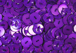Pack of 5 - Purple - Pattern 6 - 25mm - Pearlised Resin Buttons