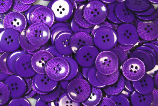 Pack of 5 - Purple - Pattern 7 - 25mm - Pearlised Resin Buttons