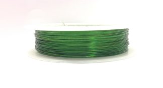 Pack of 1 - Lime Geen 0.6mm x 6m Copper Wire