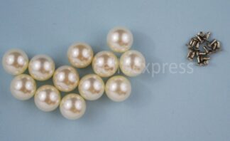 14mm Pearl Rivet Studs