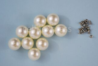 16mm Pearl Rivet Studs