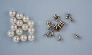 6mm Pearl Rivet Studs