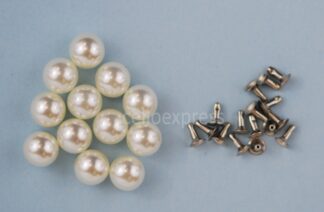 8mm Pearl Rivet Studs