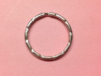 Platinum Patterned Double Loops