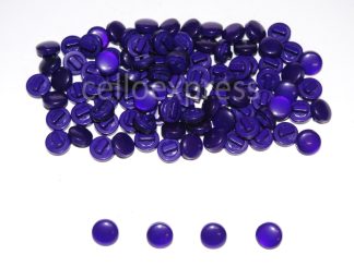 Purple Mushroom Buttons - 10mm