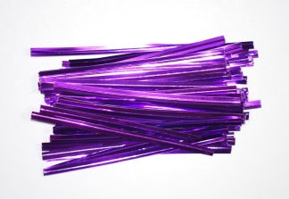 3"/8cm Purple Twist Ties