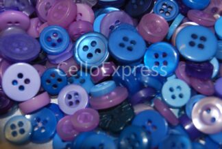 Tiny Purple & Blue Buttons