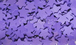 Purple Wooden Stars