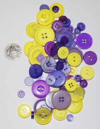 Yellow and Purple Buttons