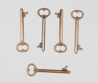 Red Copper Small Santa Keys