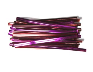 3"/8cm Pink & Red Mix Twist Ties