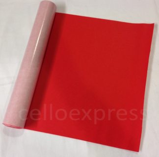 2m Red - Self Adhesive Felt Rolls - 200cm x 45cm