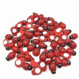 9x13mm Red Ladybirds