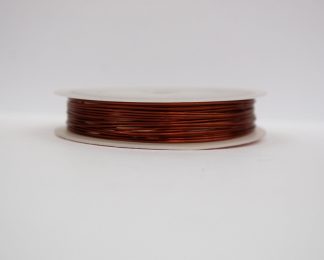 Pack of 1 - Saddle Brown 0.4mm x 12m Copper Wire