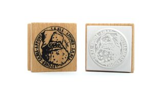 Santa Approved 1 Rubber Stamp - Wooden Ink Stampers