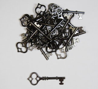 Gun Metal Santa Keys