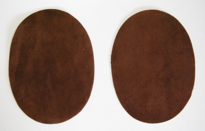 Pack of 5 Pairs - Sienna Brown Iron On Elbow Patches - 140mm x 110mm
