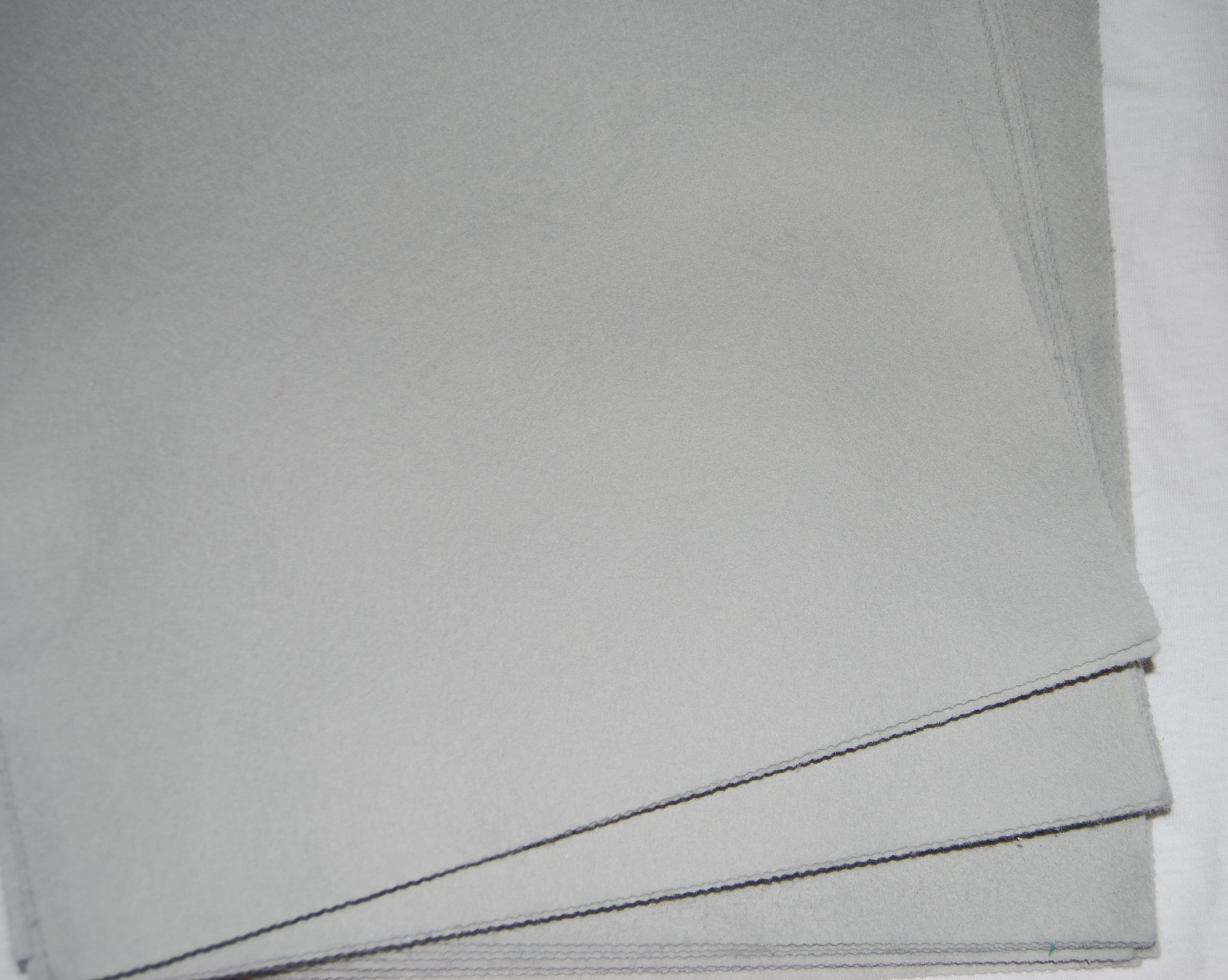 Silver 6" Square - Felt Sheets - Craft Felt Material