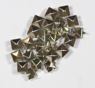 Pack of 25 - 8mm Silver Pyramid Rivets